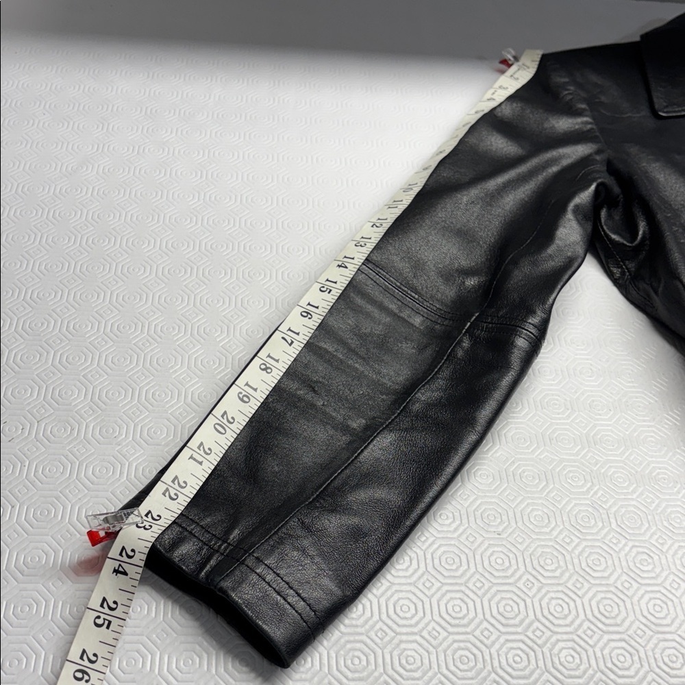 Wilson Leather Double Breasted Leather Jacket Black Medium - Picture 12 of 14